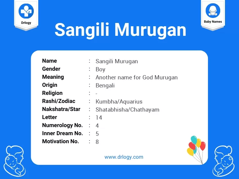 Sangili Murugan Name Meaning